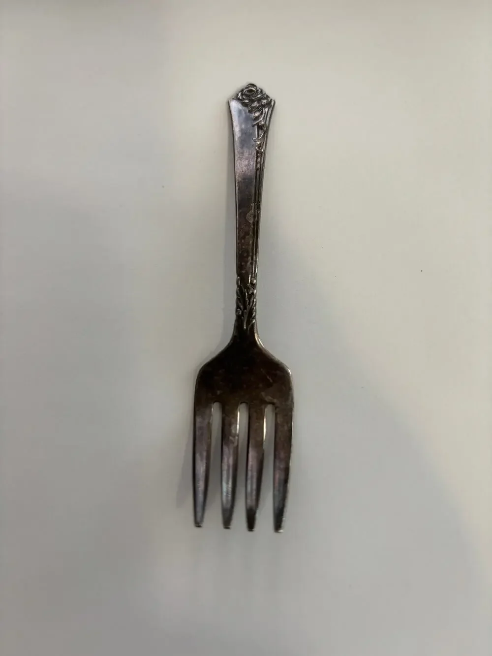 Vintagr Oneida Heirloom Sterling Silver Damask Rose 4